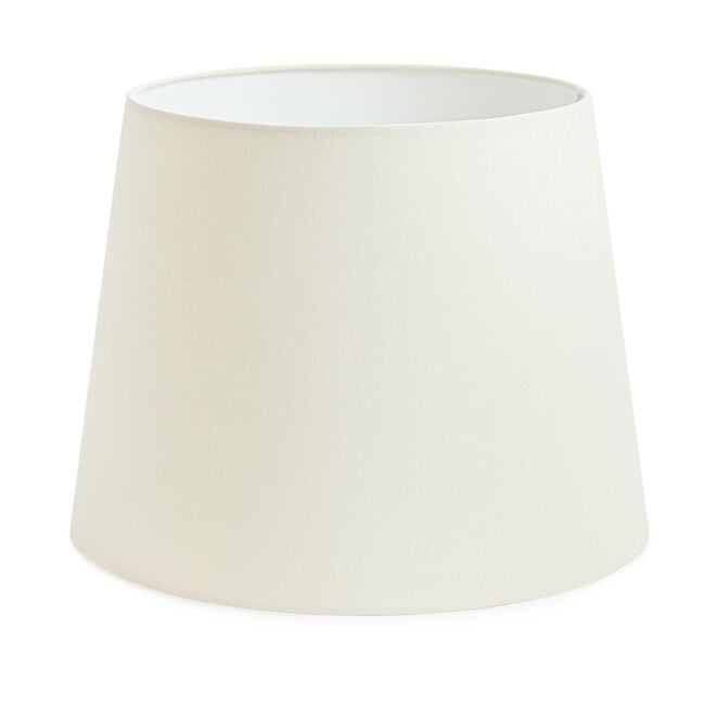 Ivory Linen Light Shade 8"
